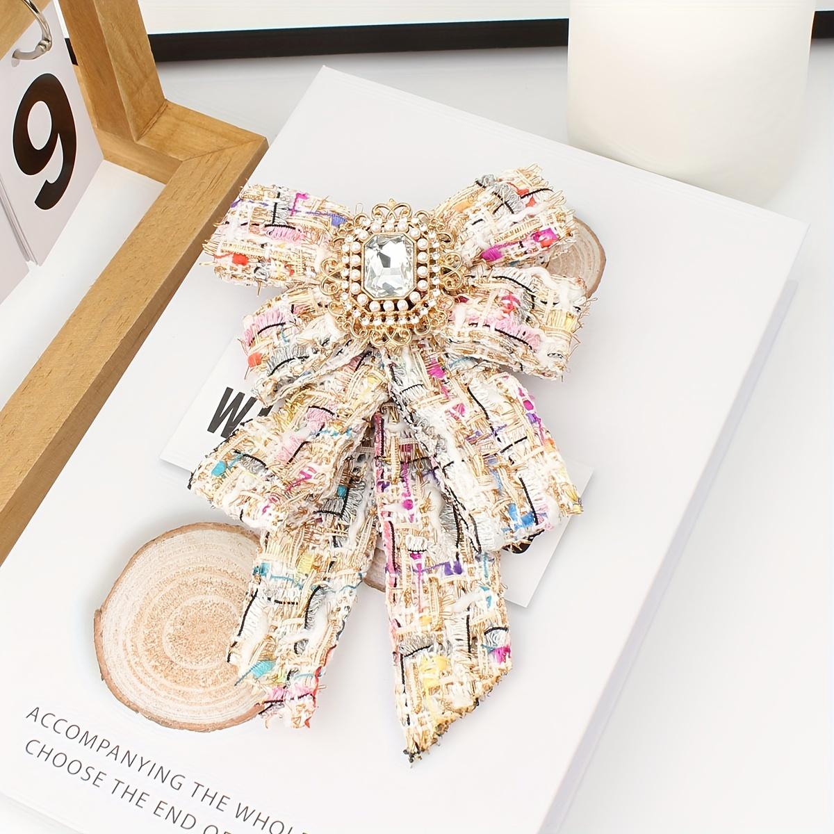 

A Korean-style Classic Elegant Style Ladies Bow Tie, Suitable for Daily Wear, Parties, and Work