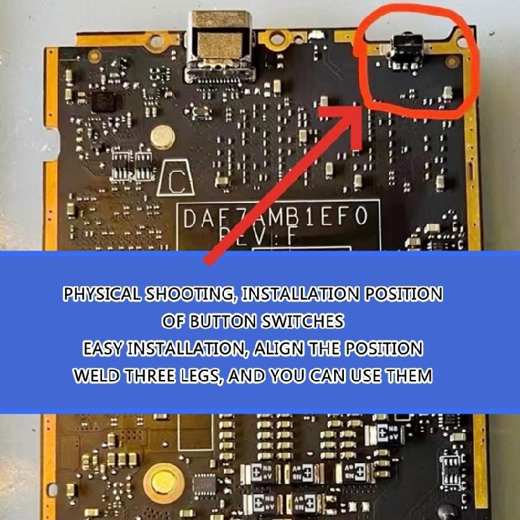 Button Repair Parts for Deck Console Gaming Accessories Replacement Button High Sensitivity