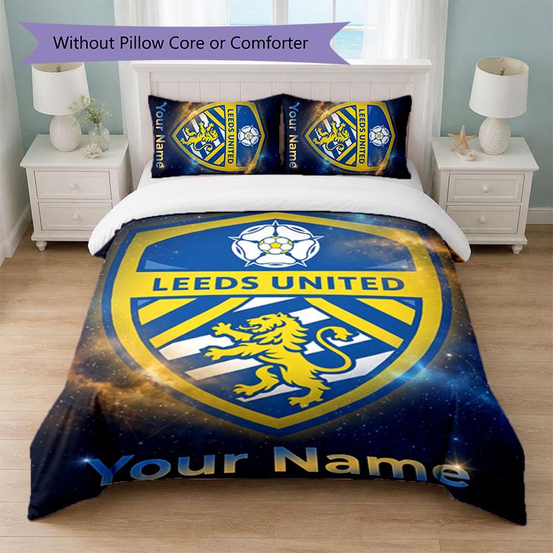 Leeds United Pielāgojama Nosaukuma Teksta Gultasveļas