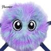 Stress Relief Toys for Bored Cats Electric Cat Ball Toy, Automatic Jumping Plush Ball, Interactive Cute Electronic Home Alone Self Rolling with Ribbon