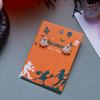 Novelty Halloween Earrings in Stud Style, Glossy Enamel Look with Gold-Tone Trim, Alloy Pair for Costume Styling