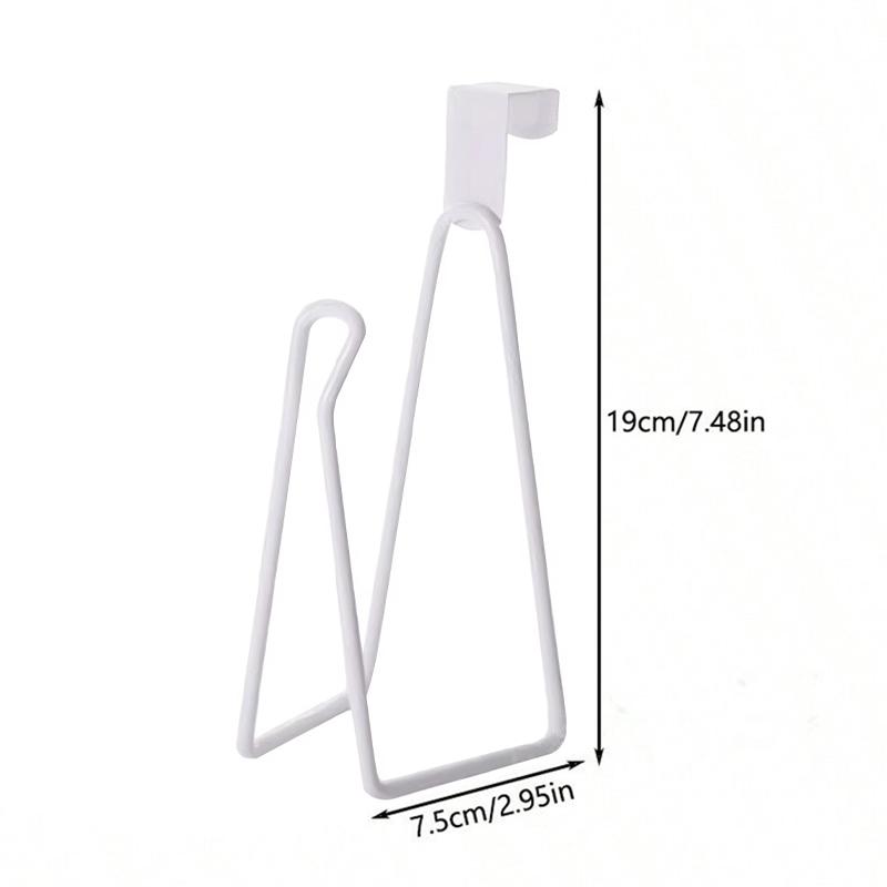 1PC Stainless Steel Toilet Paper Holder Wall Mounted Bathroom Tissue Roll Dispenser Kitchen Towel Garbage Bag hanging Rack