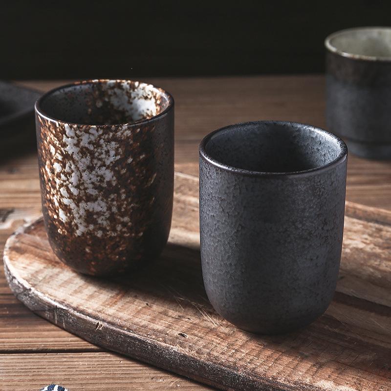 Japanese Style Tall Tea Cup Ceramic Cups Coffee Mugs Household Water Cup Drinkware Kung Fu Teacup Teaware Gift 2025 New