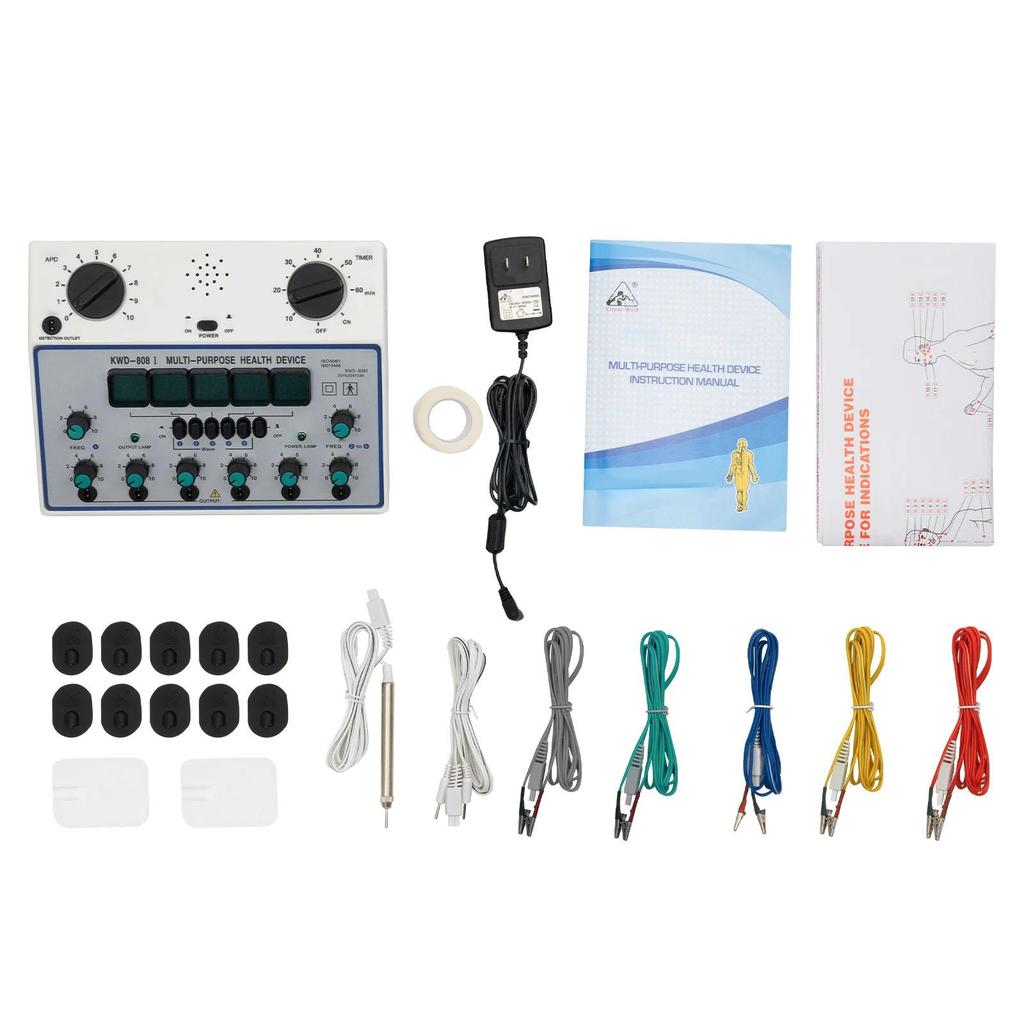 KWD808-I Electro Acupuncture Stimulator Machine Nerve and Muscle Electroacupuncture Therapy 6Output EMS Massager 500-1060hpa