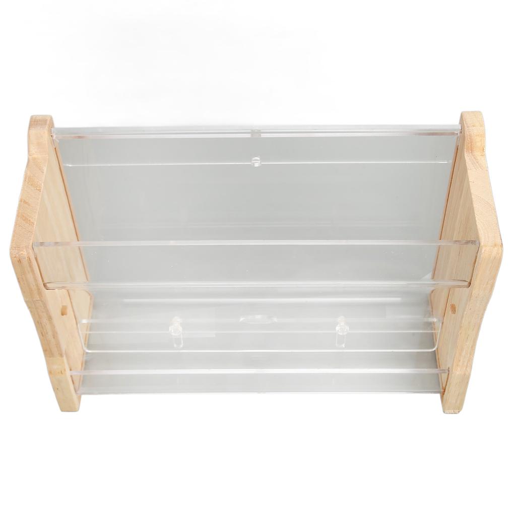 Chicken Feeder Automatic Large Capacity Clear Acrylic Chick Bird Food Box for Budgies Cockatiel