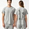 Tate McRae Mind T-shirt Manches Courtes Unisexe T-shirt Graphique Décontracté Coupe Ample Impression Double Face Streetwear Hauts Homme Femme Chemise