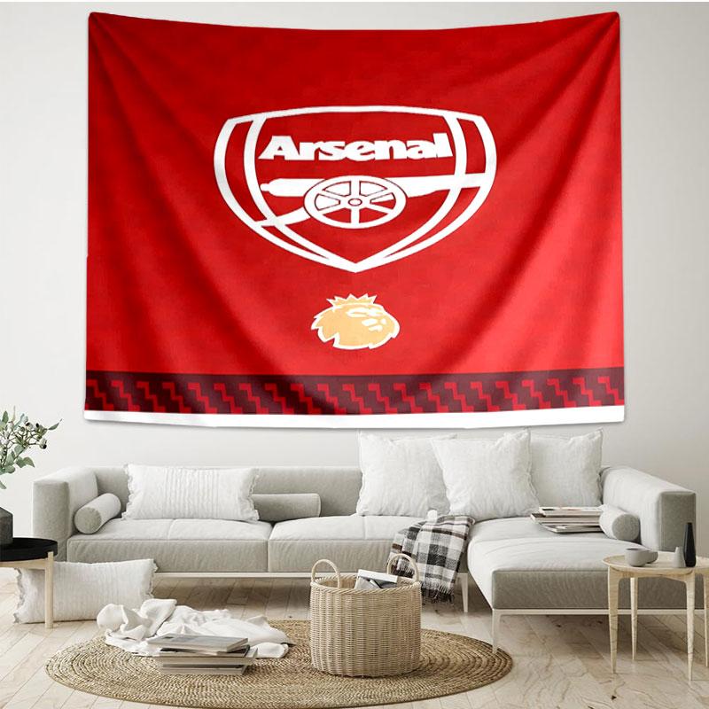 Football team.C Print Tapestry - Portable Wall Decor Cloth, for Home, Dorm, Travel, Bedroom, Living Room - Ideal Birthday Housewarming Gift