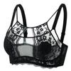 Thin and Sexy Bra Women's Mesh Underwear Women's Breast Retraction Anti-sagging Sexy Lace Bra Push Up Bra