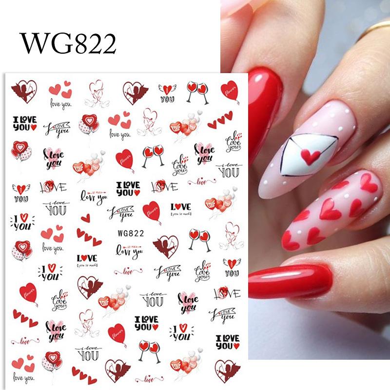 1pc 3D Nail Stickers Spring Summer Natural Flower Leaves Simulation Dried Flower Dragonfly Nail Applique Water Slides Decoration