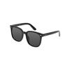 RayBan Lens Logo Plate Frame Square Sunglasses Unisex Couple Black