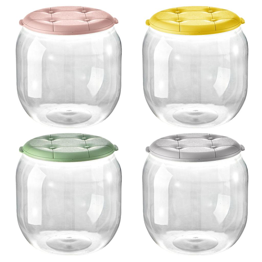 Storage Box Stuffed Animal Organizer Large Capacity Transparent Design Dustproof Stuffed Animal Doll Display Bucket with Lid