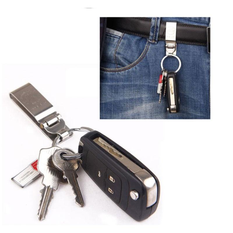 Anti-Lost Belt Key Holder Key-Clip Detachable Keyrings For Keys Belt Keychain
