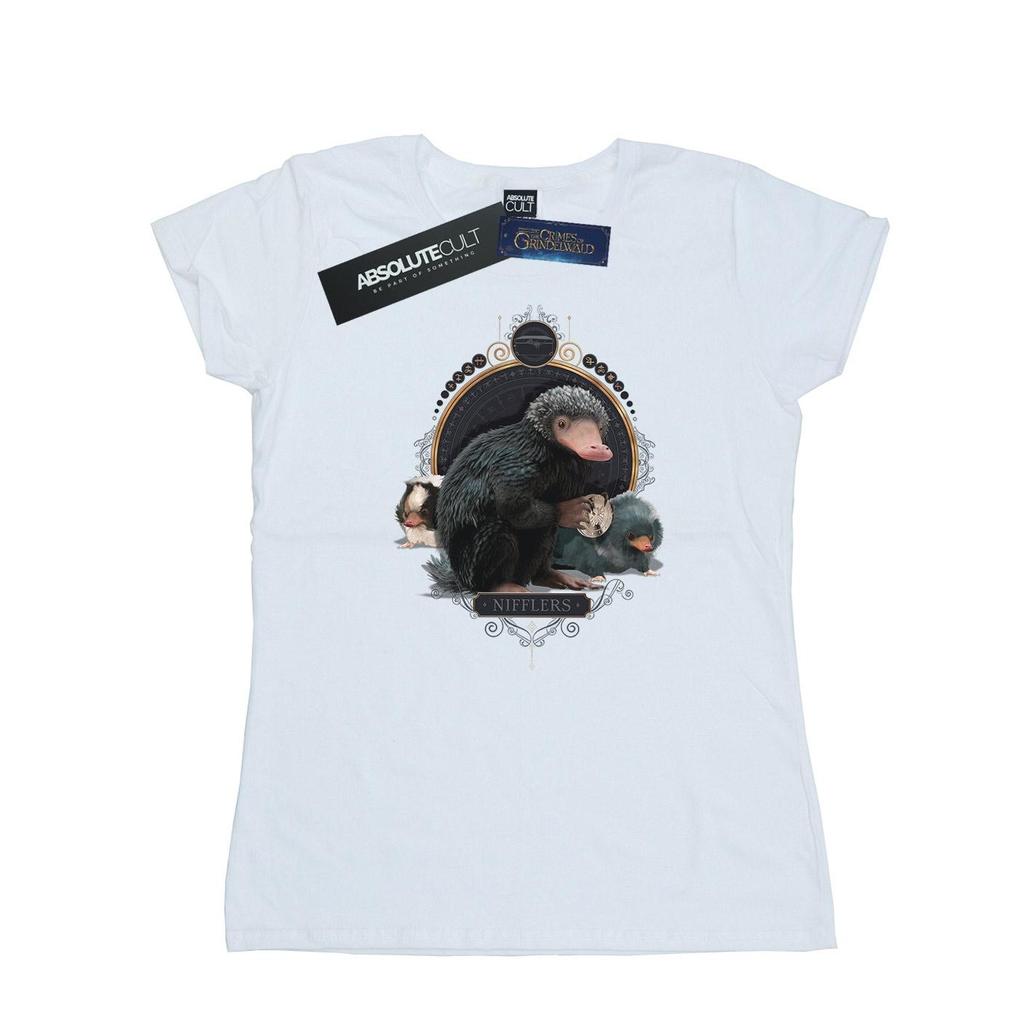 Phantastische Tierwesen Damen/Damen Baby Nifflers Baumwoll-T-Shirt