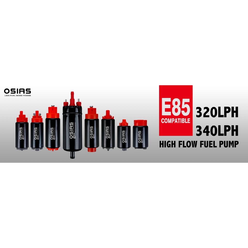 OSIAS 340LPH Compatibile E85 Pompa Carburante ad Alto Flusso "Sostituisce Walbro 255LPH GSS342" Per Honda Civic Accord Elantra Chevrolet Dodge