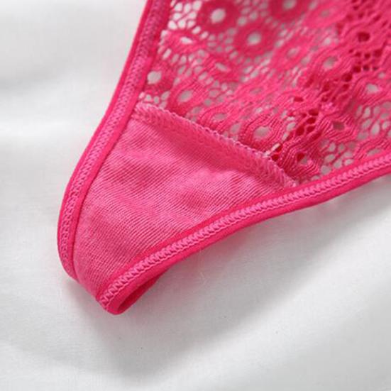 Briefs Sexy G-String Nylon Bowknot Dangle Bead Knickers for Everyday