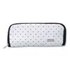 Large Pencil Case Canvas Makeup Bag with Zipper Multiple Compartments Pencil Pouch Lightweight Pencil Organizer