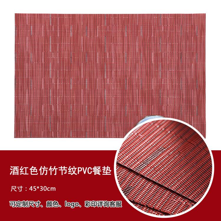 PVC Placemat Washable Dining Table Mats for Dining Table Cafe Anti-slip Hot Placemats Bowl Insulation Pad Cup Mat Table Coasters