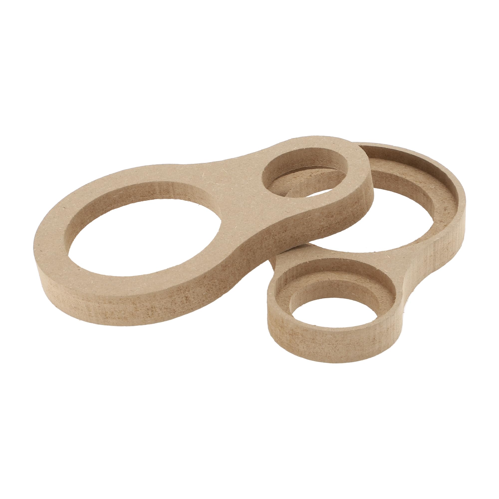 RATCHROLL 2Pcs Universal Speaker Spacer Ring Adapter Dual Ring Waterproof коричневый