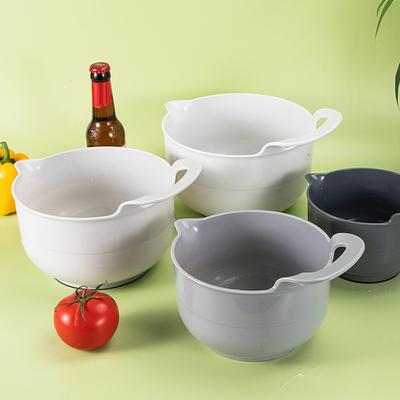 4Pcs Mixing Bowls Set Non-Slip Pour Spout Handle BPA-Free Dishwasher Freezer