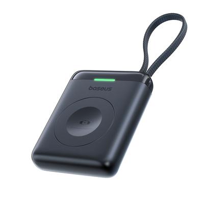 Powerbank 1640 mAh 5W Enerfill Fw11 For Apple Watch With Built-in Cable - Black