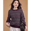 Demana 100% Merino Wool Retro Jacquard Knit Sweater