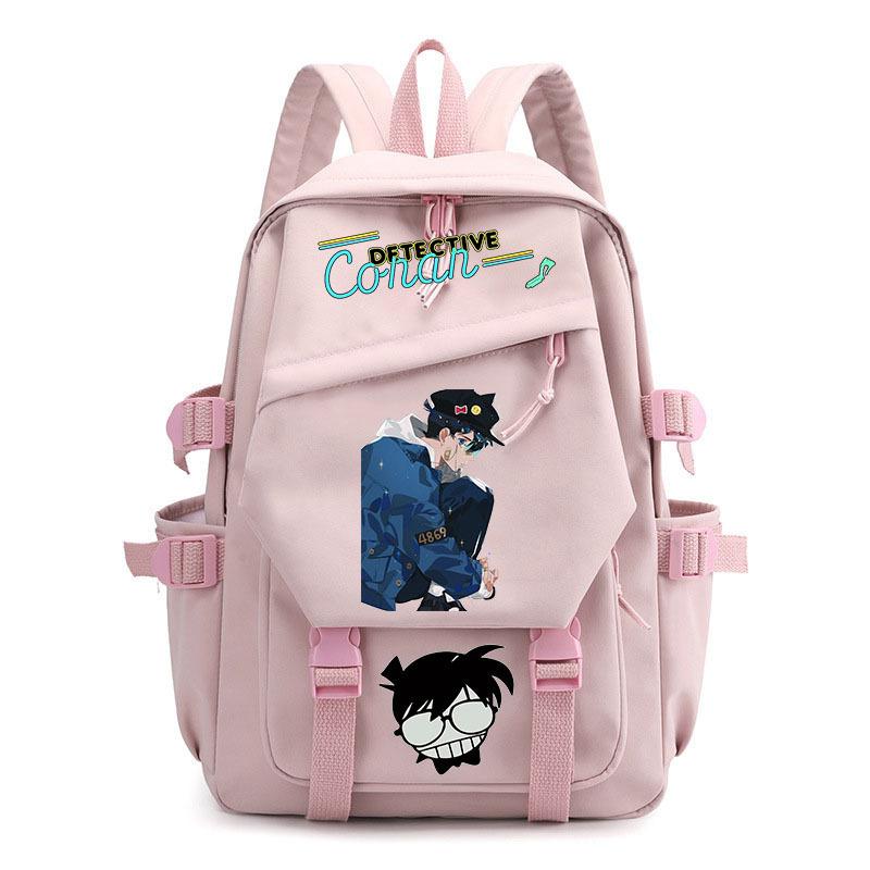 Anime Conan schoolbag children's backpack primary school bag male and female junior high school students college students campus backpack
