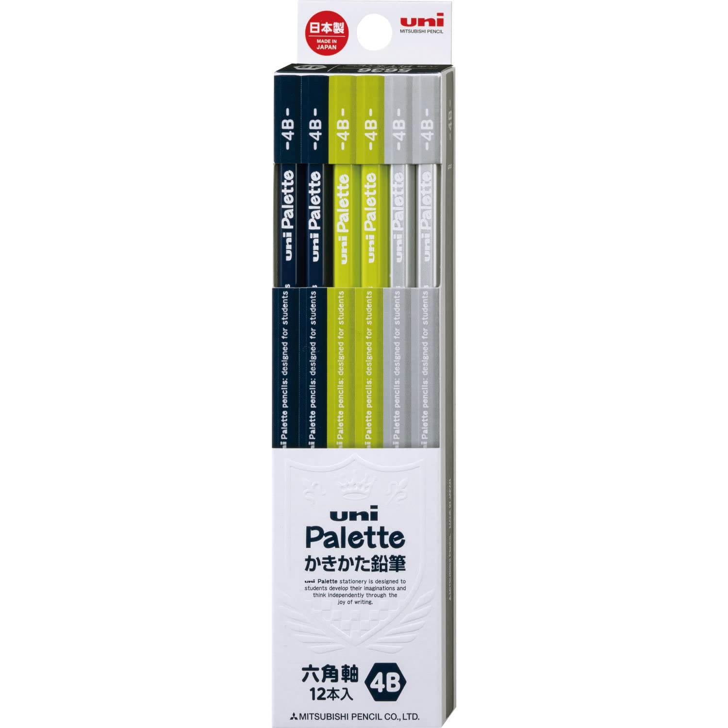 

Mitsubishi Pencil Drawing Pencil Uni Palette 4B Drawing Navy 1 Dozen K56364B