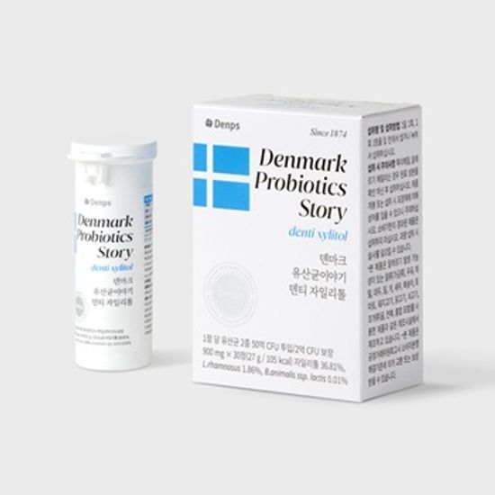 Denps Denmark Probiotics Story Denti 2 Types, Choose 1 (xylitol / Apple)