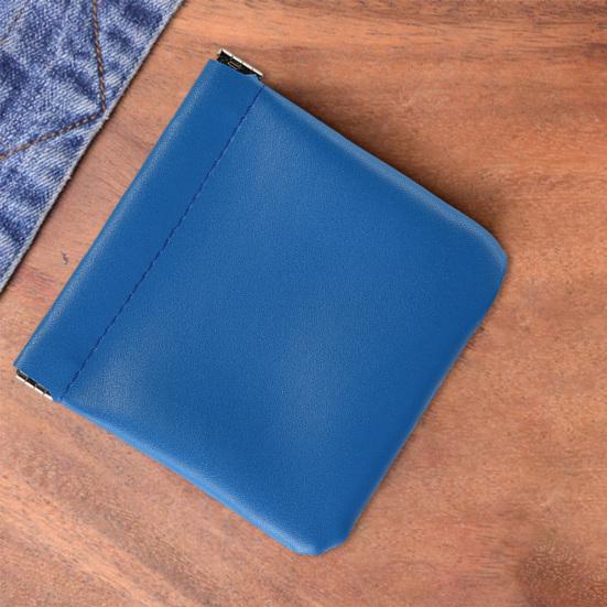 Storage Bag Lightweight Fake Leather Makeup Pouch Durable Stylish Portable Storage Bag for Home Travel