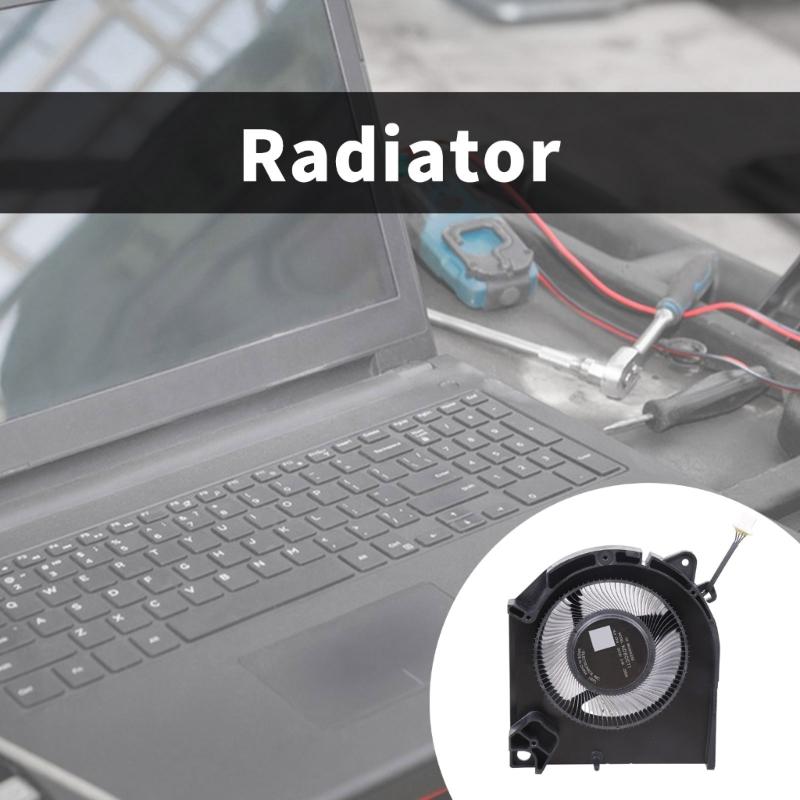 Low Noise Laptop CPU Fan Efficient Heat Dissipation Metal Easy Installation For G15 5530 2013 CPU GPU Cooling