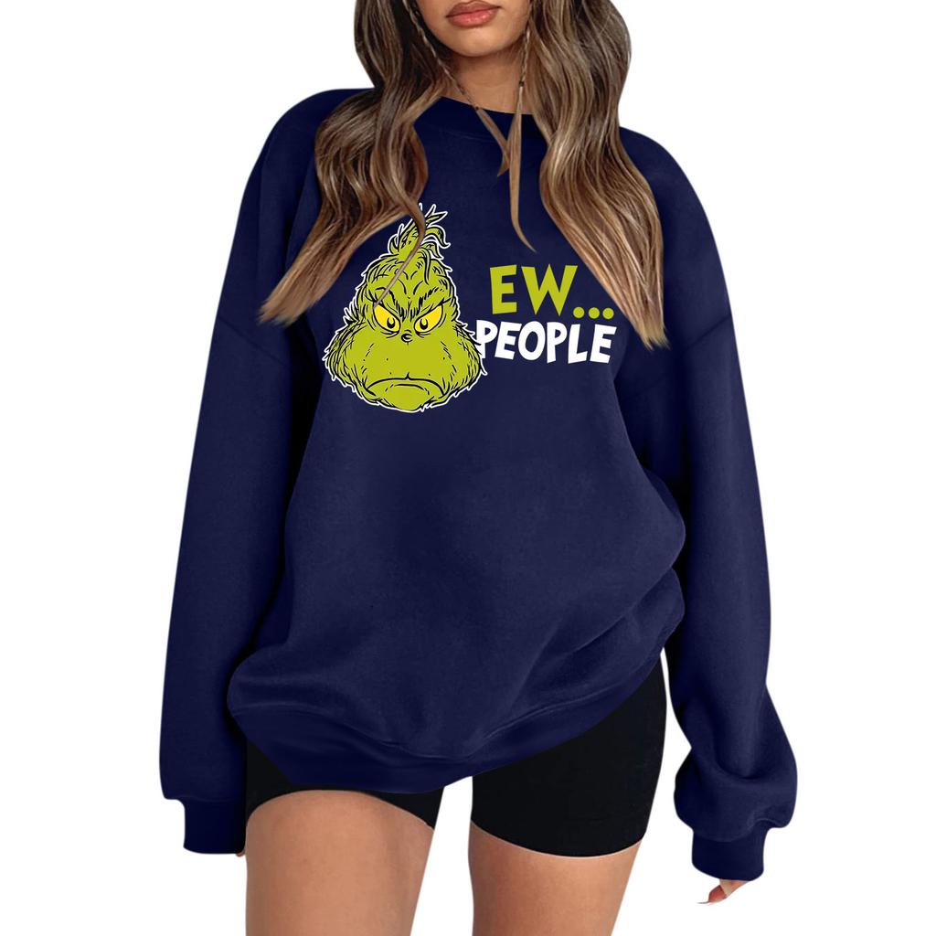 Dámská mikina Colorblock Dlouhý rukáv Kulatý výstřih Neformální Pohodlné Volné Lehká dámská mikina