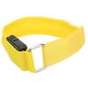 Reflective LED Light Armband Dual Luminous Strips Light Up Bracelet Wristband for Night Running Battery PoweredYellow