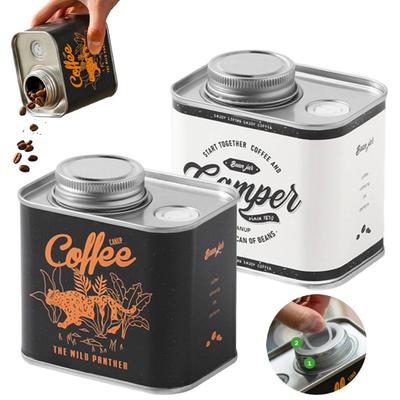 150g Airtight Coffee Container Portable Outdoor Camping Tin Box Freshness Preservation Kitchen Storage Organizer Friends Gifts