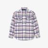 [Lacoste] Women's Shirt-Style Wool Check Outerwear BF8435-55NAI9