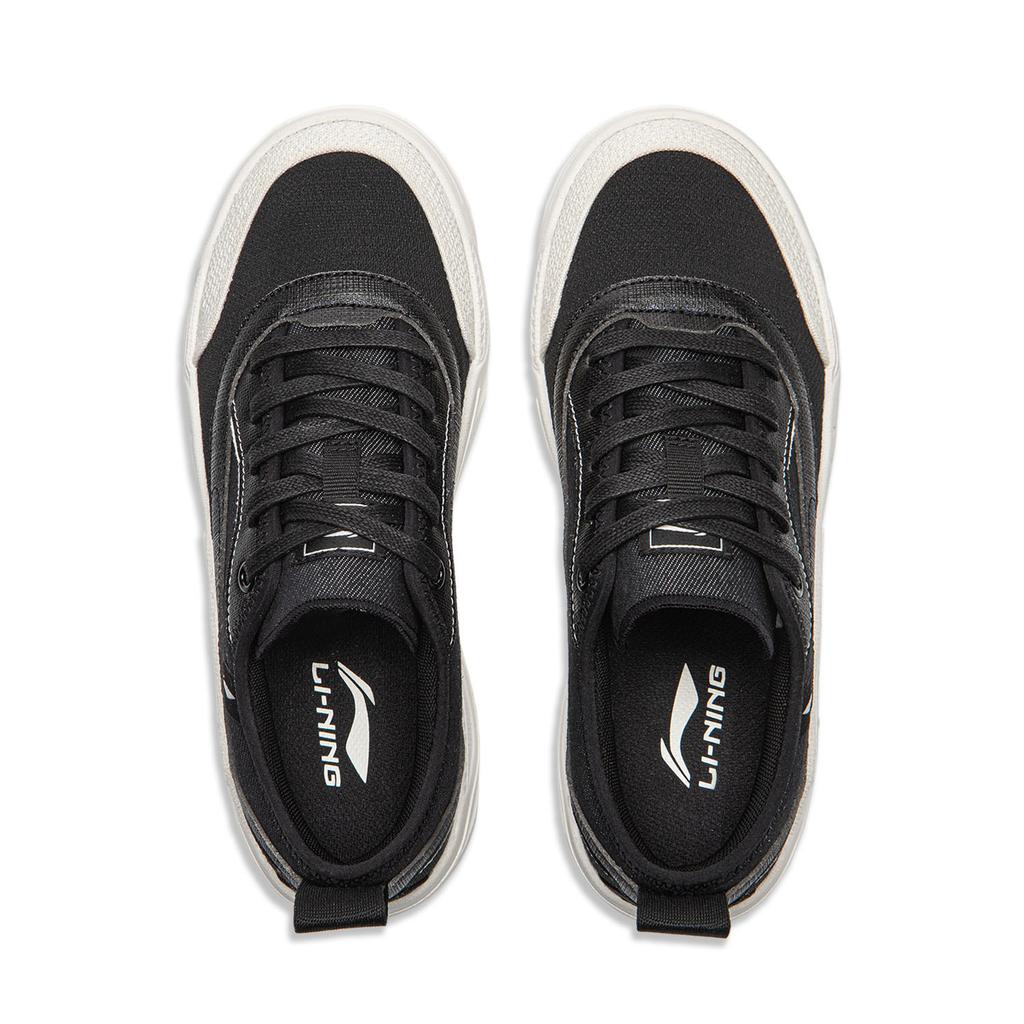 Li Ning Lightweight Platform Classic Versatile Fashion Trendy Retro Comfortable Non-Slip Wear-Resistant Breathable Low-Top Skate Shoes AGCW080-2