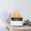 Clock flame aromatherapy machine usb home atmosphere light bedroom alarm clock automatic aromatherapy machine silent air humidifier