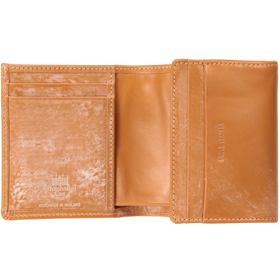 Whitehouse Cox Compact Wallet Bridle and Wallet S1975, Leather, Red, Men's Women's