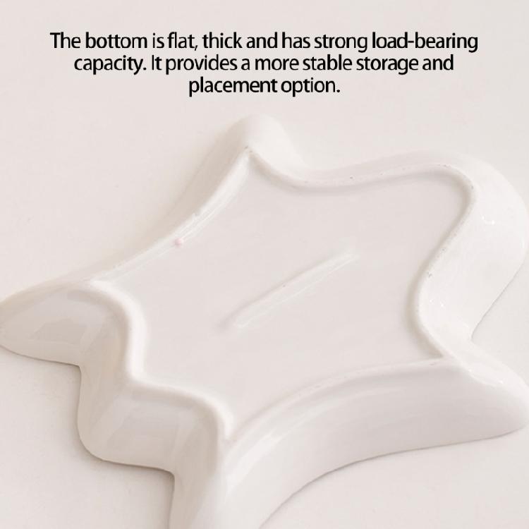 Ceramic Specters Shaped Accessory Tray Combines Decoration With Practical Jewelry Organization Features