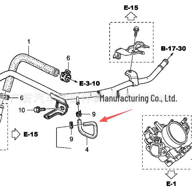 Odyssey-Compatible Premium Hose 19509-RFE-000