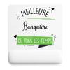 Mousepad - PLANETEE - Best Time Banker Woman - 22x18 Cm - Non-slip Surface - HD Sublimation Printing