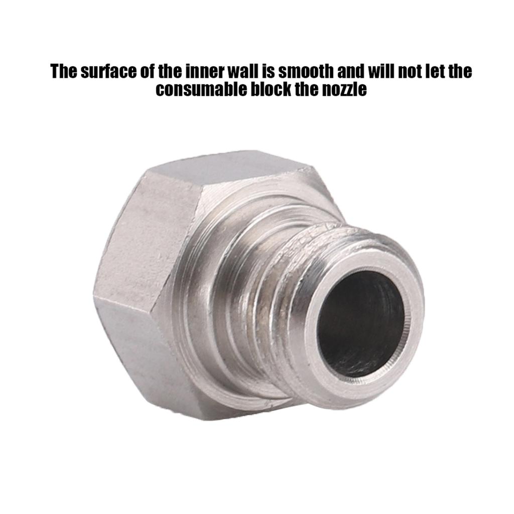 10PCS Stainless Steel MK10 Extruder Nozzle 3D Printer Accessories