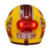 Moto Helmet Light Luces Para Casco Bike Taillight Motorcycle Bicycle Helmet Safety Signal Warning Rear Lamp Waterproof LED Light