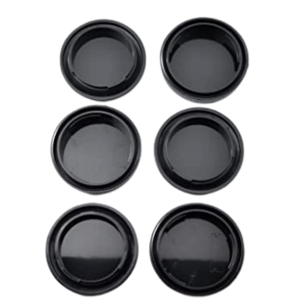 ATAK Canon RF EF Mount Compatible Lens Caps Rear Lens Caps 3 Body Total of 6 EF-S (3 & Caps, Caps)