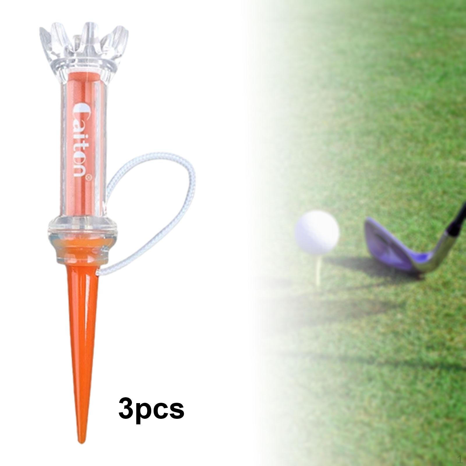 

3 футболки для гольфу з магнітним якорем із низьким коефіцієнтом тертя для занять спортом 90MM помаранчевий