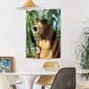 Masha Bear Wall Decor Tapestry Art For Pet Memorial Birthdaywedding Party Backdrop Family Gift