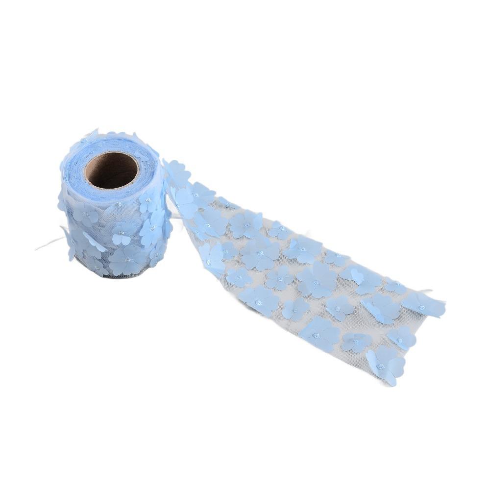 1pcs 8cm Width Mesh Fabric Rolls 10yd Length Tulle Ribbon Spool Bright Tulle Rolls DIY Crafts