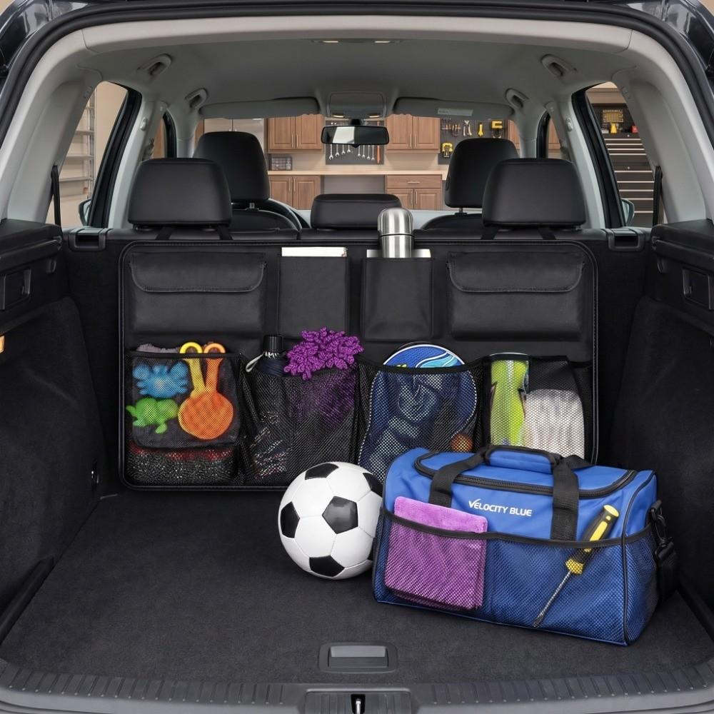Oxford Cloth Vehicle Organizer Box Multifunctional Car Interior Organizer  Back Seat