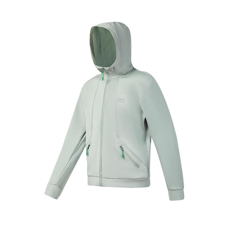 FILA Golf Series Fashionable Personalized Simple Classic Sports Casual Versatile Comfortable Hooded Loose Zipper Sweatshirt Jacket A11M615510FGY 2XL