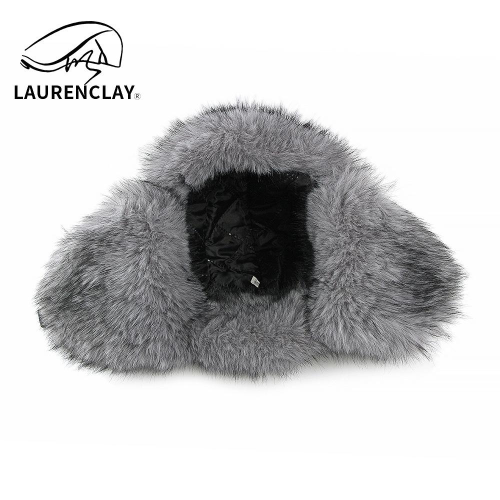 Northeast Hat Men's Thickened Suede Lei Feng Hat Outdoor Riding Windproof and Cold Imitation Rabbit Fur Warm Winter Hat Women