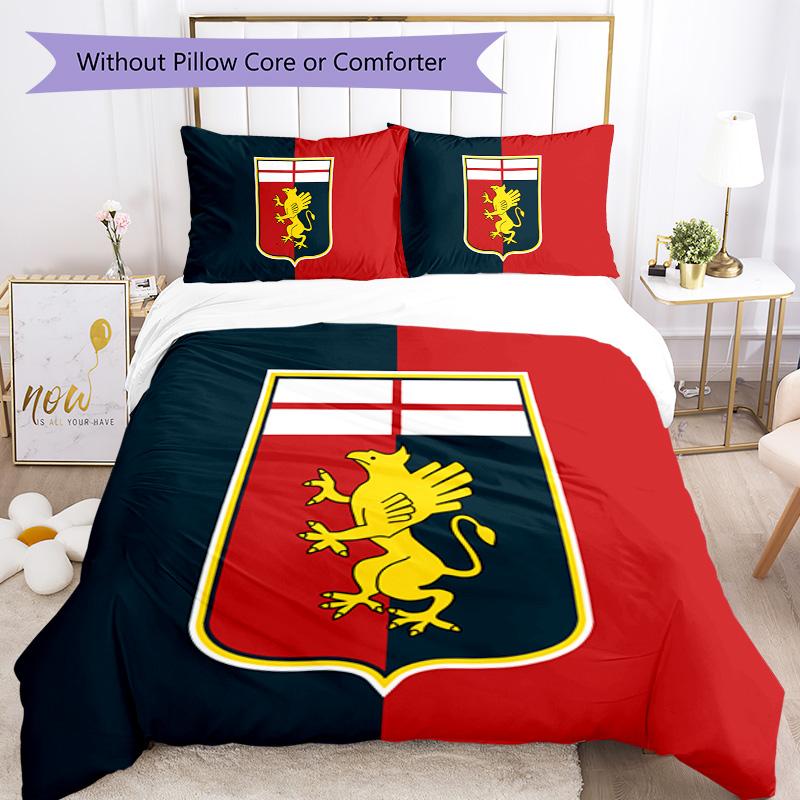 Genoa Pattern Bedding,Quilt Set Quilt Cover Pillowcase Home Birthday Gift (1*duvet Cover+2*pillowcase,without Core)